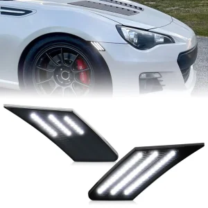 LED Animation Dynamic Side Marker Lights for Subaru BRZ Scion FR-S Toyota FT86 GT86 Vehicle Sequential Blinker Indicator Lamps