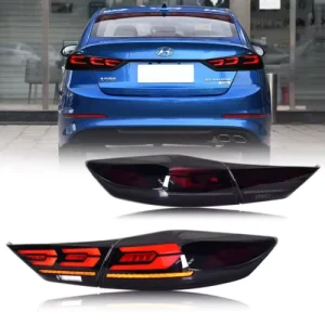 LED Assembly Auto Accessories LED Tail Lights for Elantra Sequential Start up Animation Rear Lamp 12V