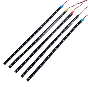 LED Atmospheres Decorative Lights 30cm Car Light Strip 15 LED Motorcycle Flexible Bar