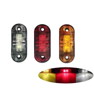 LED Auto Car Trailer Truck Lorry Side Marker Tail Lights 12V 24V Yellow Orange White Red