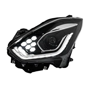 LED Auto Headlights Assembly for Suzuki Swift Car Front Lamps Bifocal Projector Lens 6500k Color 12V