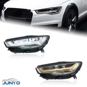 LED Auto Parts Headlights for Audi A6C7 S6 C8 Upgrade to the New High End Matrix Projector Headlights