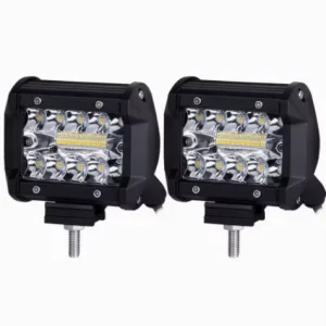 LED Automotive Light Three lens External Auxiliary Inspection Light 4 inch 60W Work Light Modified Spotlight