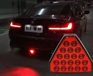 LED Automotive Universal High brightness Brake Taillights 12V Triangle Parking Lamp Multiple Models Warning Light