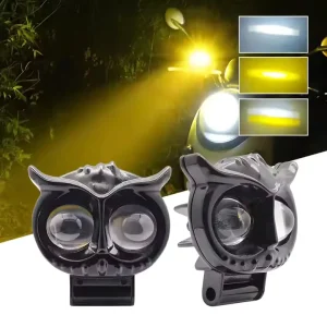 LED Auxiliary Spot Projector Lens Motorcycle Headlight for ATV UTV Work Lights Lighting Systems