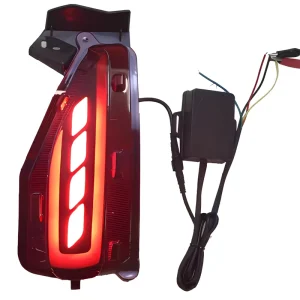 LED Brake Car Light Ultra Bright Red Lens 12V Rear Bumper Reflector