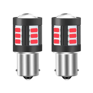 LED Brake Light 1156 7443 3157 1157 12V-24v 18SMD High Brightness Aluminum Alloy Plug-Play Turn Signal Rear Lamp