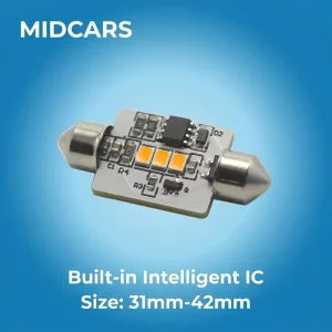 LED Bulb Built in Ic Strobe Festoon 6V 12V 24V Self flashing Dome Reading Light No Controller Needed Warning for Auto Pov
