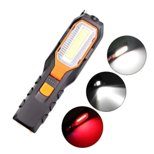 LED COB High Powered Portable Magnetic USB Rechargeable Work Light Waterproof Power Bank Rotatable Work Lamp Working Light