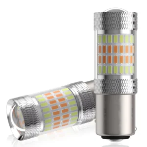 LED Canbus 3156 3157 1156 1157 7440 7443 White Yellow Amber Bulb Error Free S25/T20 BA15S/BAY15D DRL Turn Signal Side Lamp