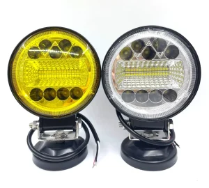 LED Car Lamps Work Lights Off road Lights Round Headlights 35W Aluminum Alloy IP68 Waterproof 4000 Lm 24V