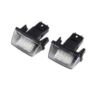 LED Car License Number Plate Light for Citroen C3 C4 C5 Berlingo Saxo Xsara Picasso for Peugeot Partner 206 207 306 307 308 5008