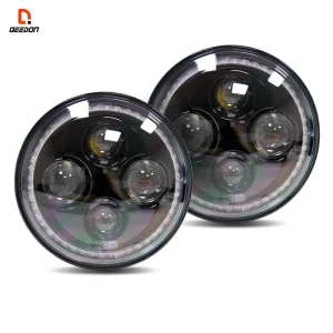 LED Car Lights 7″ Car LED Headlights LED Lights Vehicle High Beam Low Beam DRL