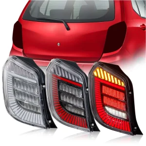 LED Car Tail Lights Braking Warning Lights With Turn Signals for Perodua Axia