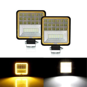 LED Car Work Light Dual Color Off Road 4×4 ATV Truck LED Work Lamp for Farm Mine Machines Vehicle