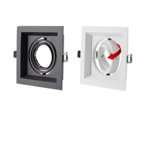 LED Ceiling Downlight Gu10 Lamp Cup Bracket Indoor MR16 Spotlight Lamp Holder Frame Kit Grille Light Frame for Downlights