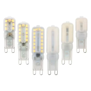 LED Corn Lamp SMD2835 G9 Light Source Adjustable Dimming Dimmable 3W 5W 7W Energy Saving Bulb Clean Transparent Milk Cover