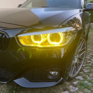 双色 LED DRL 模块 12V 适用于 1 系列 F20 F21 M135 M140 125 120 118 CSL 黄白开关