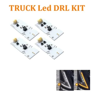 卡车 LED DRL 套件 24V 琥珀色日间行车灯改装套件适用于沃尔沃 FH4&FH5 沃尔沃 FH5 FM5 汽车配件