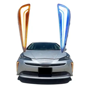 LED DRL 日间行车灯 适用于丰田普锐斯 日间灯 转向灯 雾灯