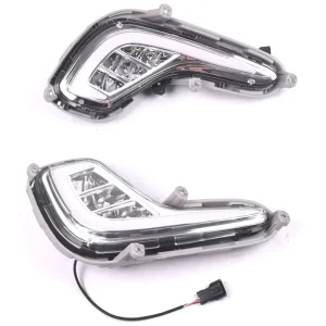 LED DRL Daytime Running Light Fog Lamp 12V Car Running Lights for Hyundai Accent Solaris Headlight System Auto Parts