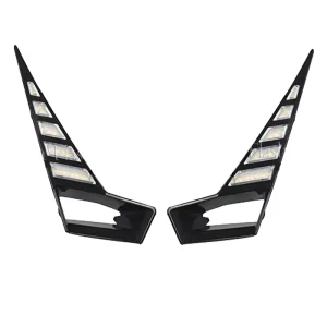 汽车闪光灯 LED DRL 日产逍客 J12 12V 8W 雾灯罩 转向灯改装 升级
