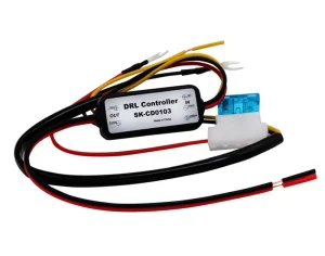 汽车 LED DRL 控制器 汽车日间行车灯继电器线束 调光器 开 关雾灯频闪控制器 SK-CD0103