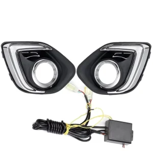 LED DRL for Mitsubishi ASX RVR Daytime Running Light Front Bumper Driving Fog Lamp Daylight Headlight White