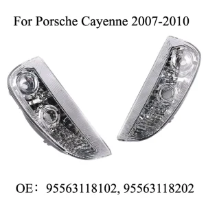 LED Daytime Driving Turn Signal OE 95563118102 95563118202 for Porsche Cayenne 957 Replacement Retrofit Upgrade