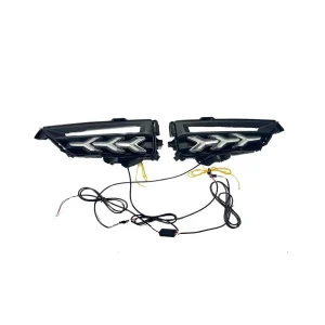 LED Daytime Running Fog Light Driving Turn Signal 12V Fog Lamp Cover For Honda CRV CR V 2020 2021 2022