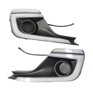 LED Daytime Running Light DRL Fog Front Bumper Modify Lamp Daylight for Suzuki Swift Auto Accessories bar Bulb Parts