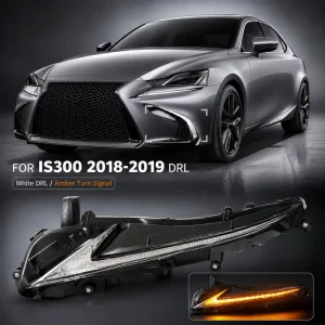 LED Daytime Running Light DRL for Lexus IS300 IS300h IS350 Front Bumper DRL Lamp Auto Replacement Day Running Lamp