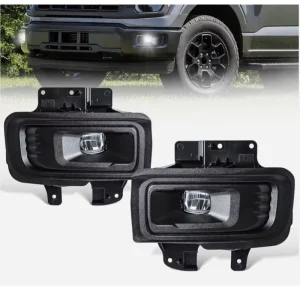 LED Daytime Running Light Fog Lamp Kit for F150 STX XL XLT 12V LED Light Fog Lamp Cover Grill Switch Car Accessories