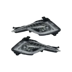 LED Daytime Running Light Fog Lamp for Hyundai Sonata with Turning Signal