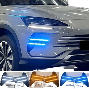 LED Daytime Running Light New 12V BYD Sealion 6 7 Song Plus Seal U DMi Fog Lamp Cover DRL Flowing Signal Byd Parts