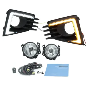 LED Daytime Running Light with Fog Light DRL for Mitsubishi MIRAGE ATTRAGE with Harness Switch