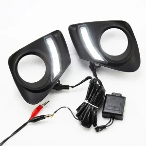 LED Daytime Running Lights Daylight Turn Signal Fog Driving Light High Brightness 2pcs set for 12V