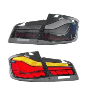 LED Dragon Scale Dynamic Tail Light Assembly for BMW 5 Series F18 F10 Tail Lights Upgrade Car Parts