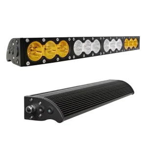 LED Dual Color Offroad Light Bar Wiring Kits White Amber Tractor Working Driving Light for Cars Trucks