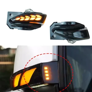 LED Dynamic Turn Signal Lights Sequential Water Flow Blinker Indicator Lamp for Toyota Corolla Hatchback Aqua Yaris XP210 Sienta