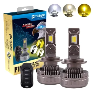 LED Fog Driving Lights DRL for Car, Remote Controller, 130W, 15000LM, 3000K 4500K 6000K