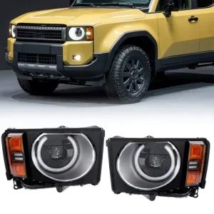 LED Front Headlight Round for Toyota Land Cruiser LC250 OEM Headlamp Low Version 81110-60N90