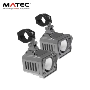 LED Front Motorcycle Headlight 12 Volts Three Color IP67 Waterproof 60W+30W