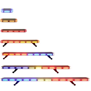 LED Full Size Light Bar for Vehicles LED Emergency Warning Lights Car Roof Red and Blue Light Bars