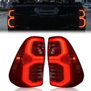 LED GR Tail Lights for Hilux Revo Pickup Truck Plug and Play LED Rear Tail Lamp Assembly Revo Accessories