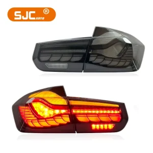 LED GTS Style Tail Lights for BMW 3 Series F30 M3 F80 Sequential Car Lighting Rear Light