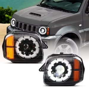 LED Headlamp for Suzuki Jimny JB23 JB33 JB43 JB53 225 Headlights Car Front Lamp