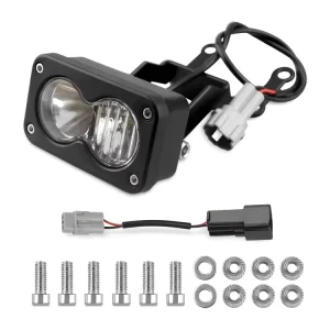 LED Headlight 3 Inch 20W Square Baja Light Waterproof Fog Light with Button Switch for Motorcycle Electric Bike
