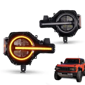 LED Headlight Assembly Auto Spare Parts for Bronco Front Headlamp Accessories