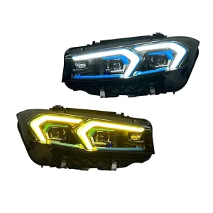 LED Headlight Assembly Dual Color 12V 55W 4500 Lumens for 3 Series G20 G28 Retrofit Upgrade